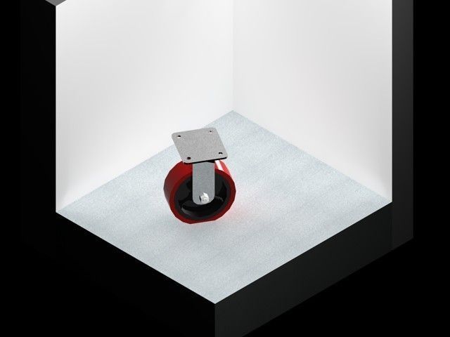 Fixed Castor Free 3D model_1
