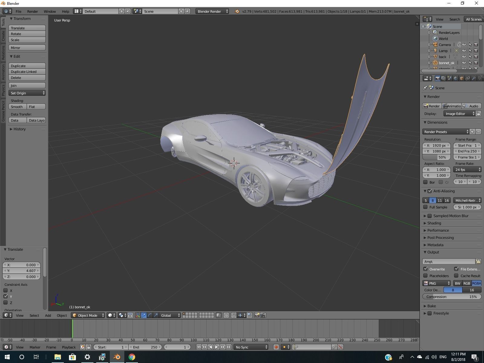 Aston Martin One 77 3D model_3