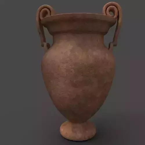 Medieval Terracotta Pottery Jug