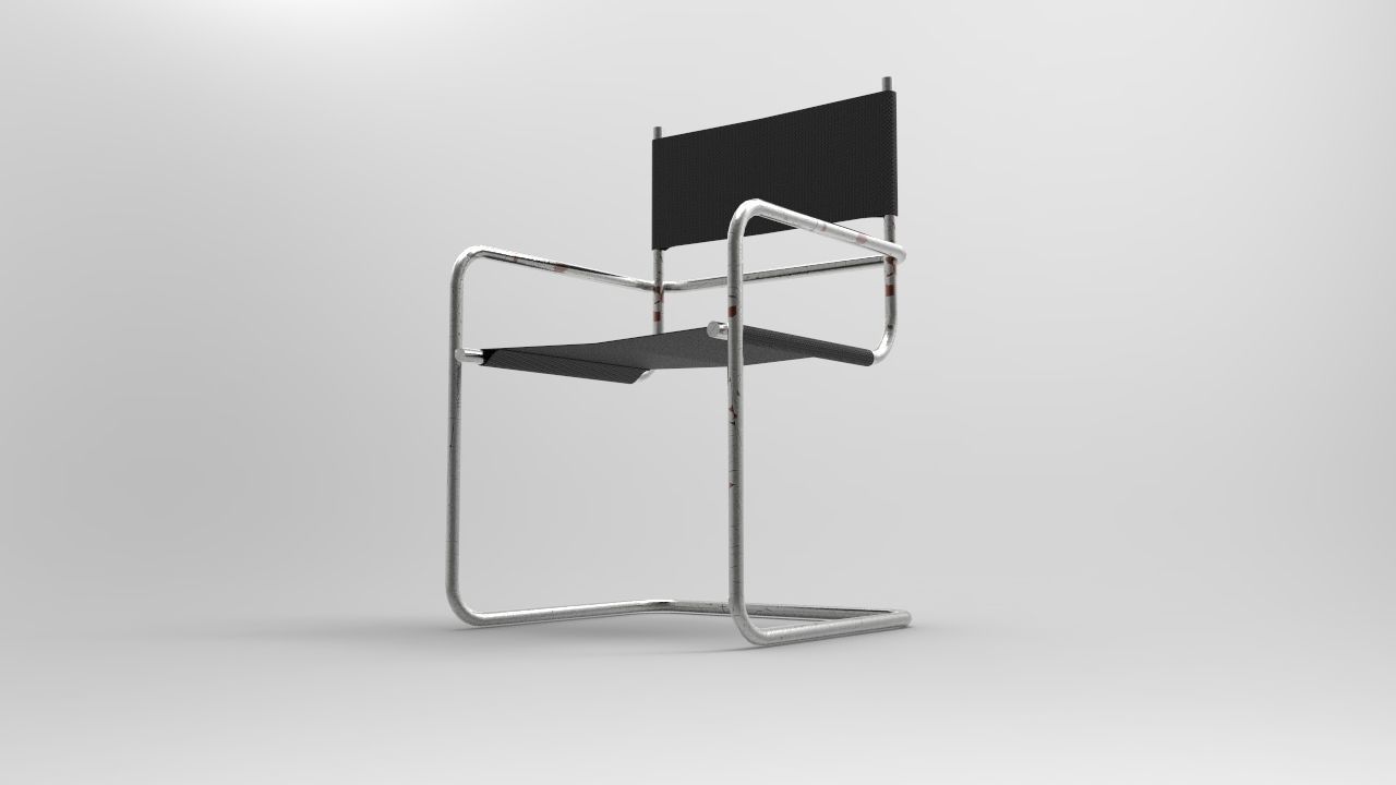 Pipe Chair Free 3D model_2