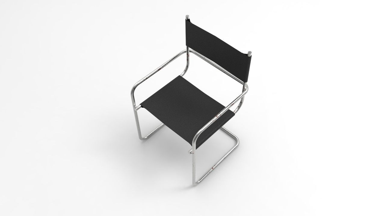 Pipe Chair Free 3D model_1