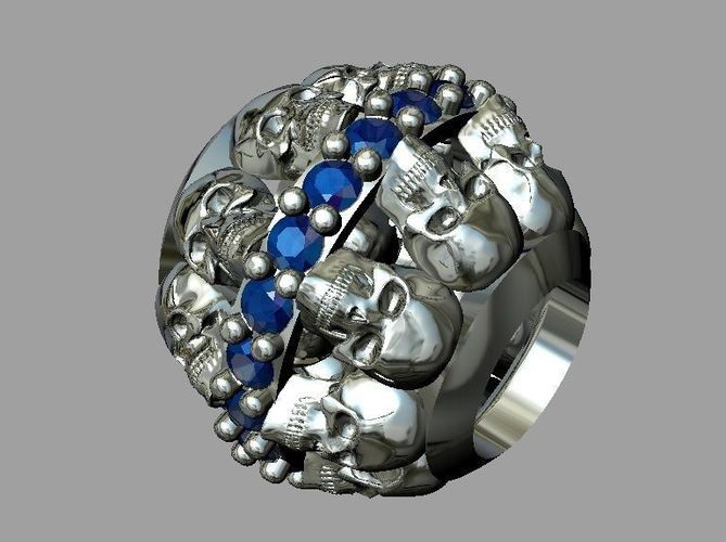 Skull Bead  3D print model