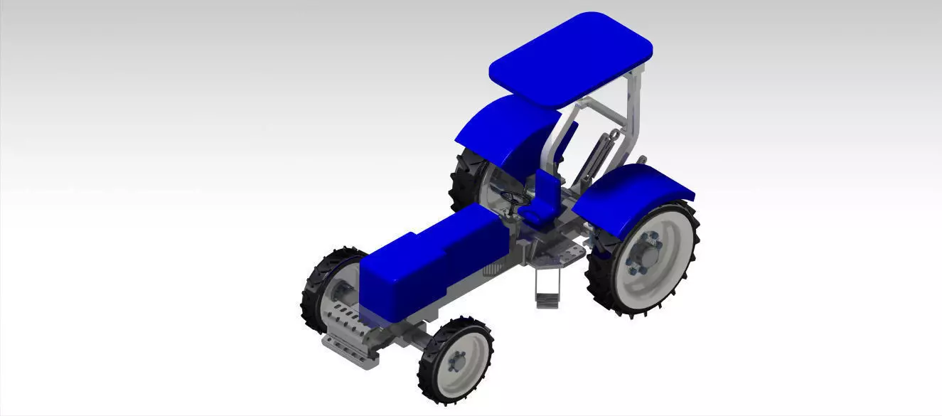tractor Free 3D model_0