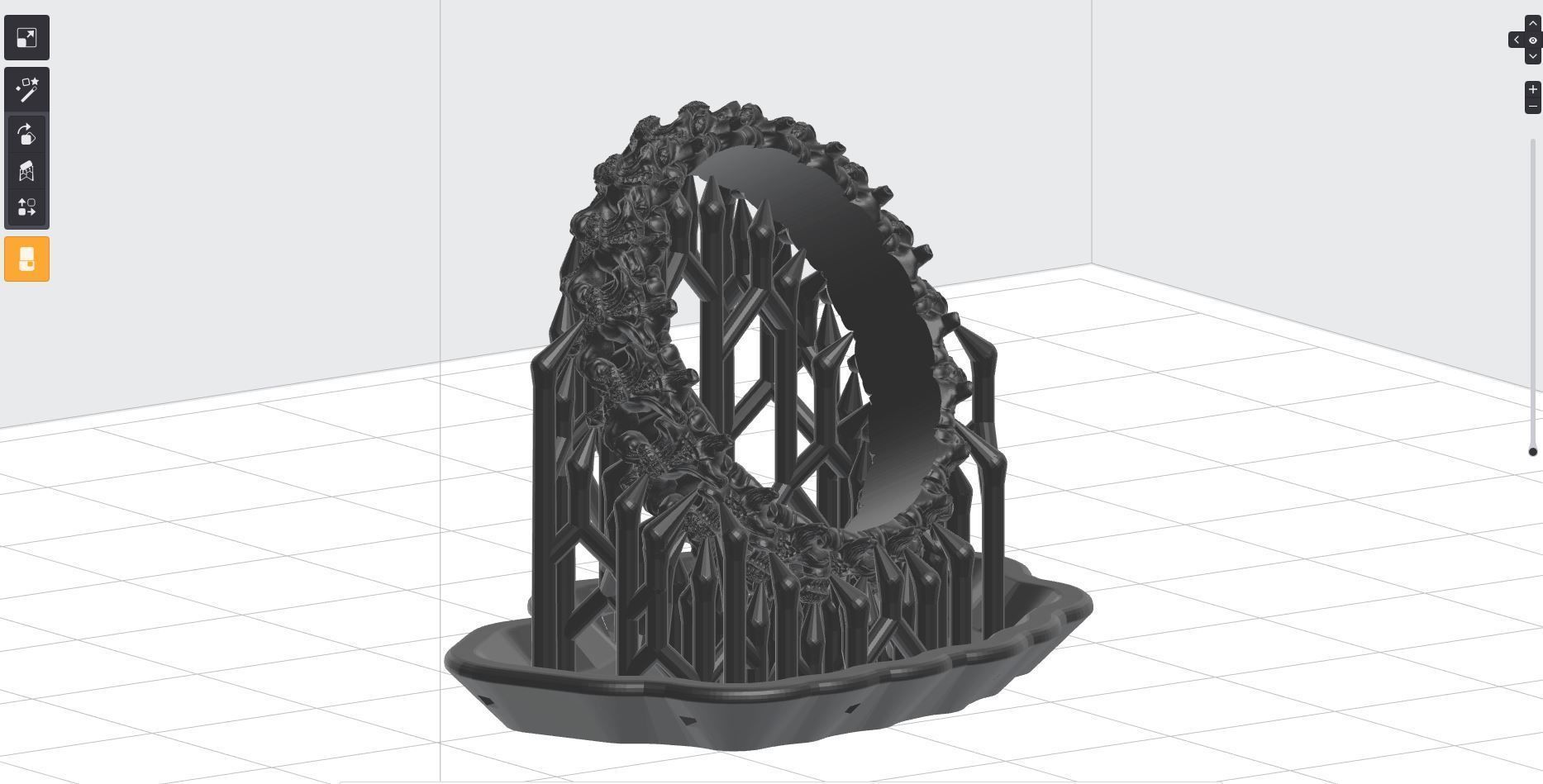 Biomechanical Ring - Spine  3d model for 3d printing 3D print model_1