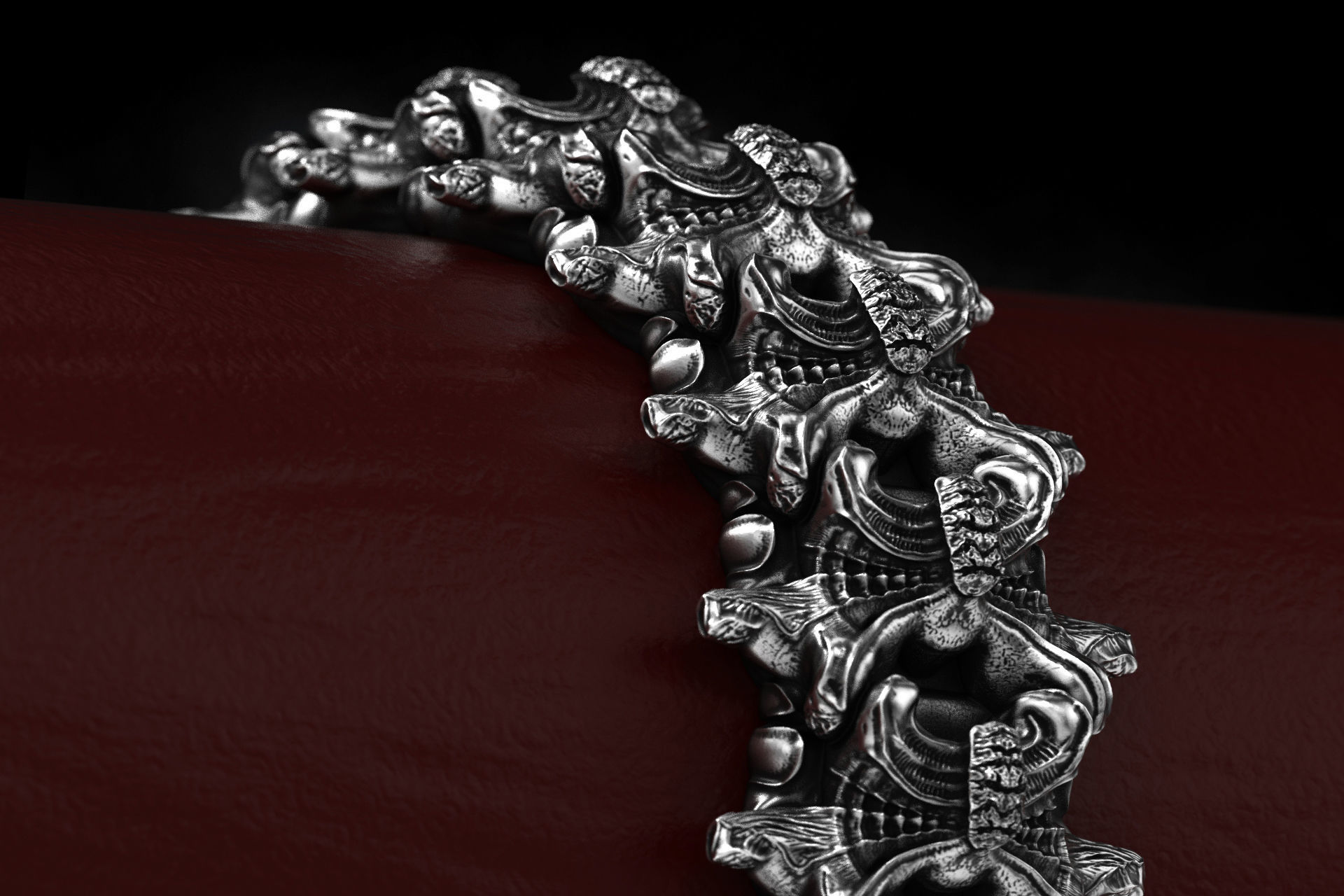 Biomechanical Ring - Spine  3d model for 3d printing 3D print model_2
