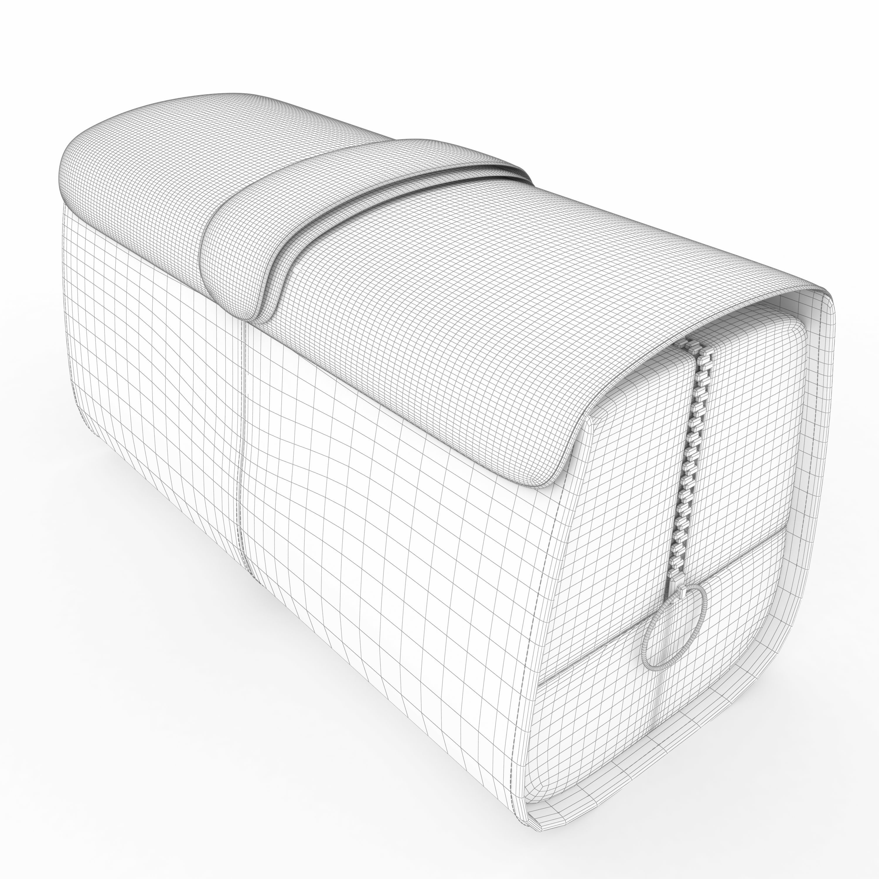 Handbag clutch bag 3D model_7