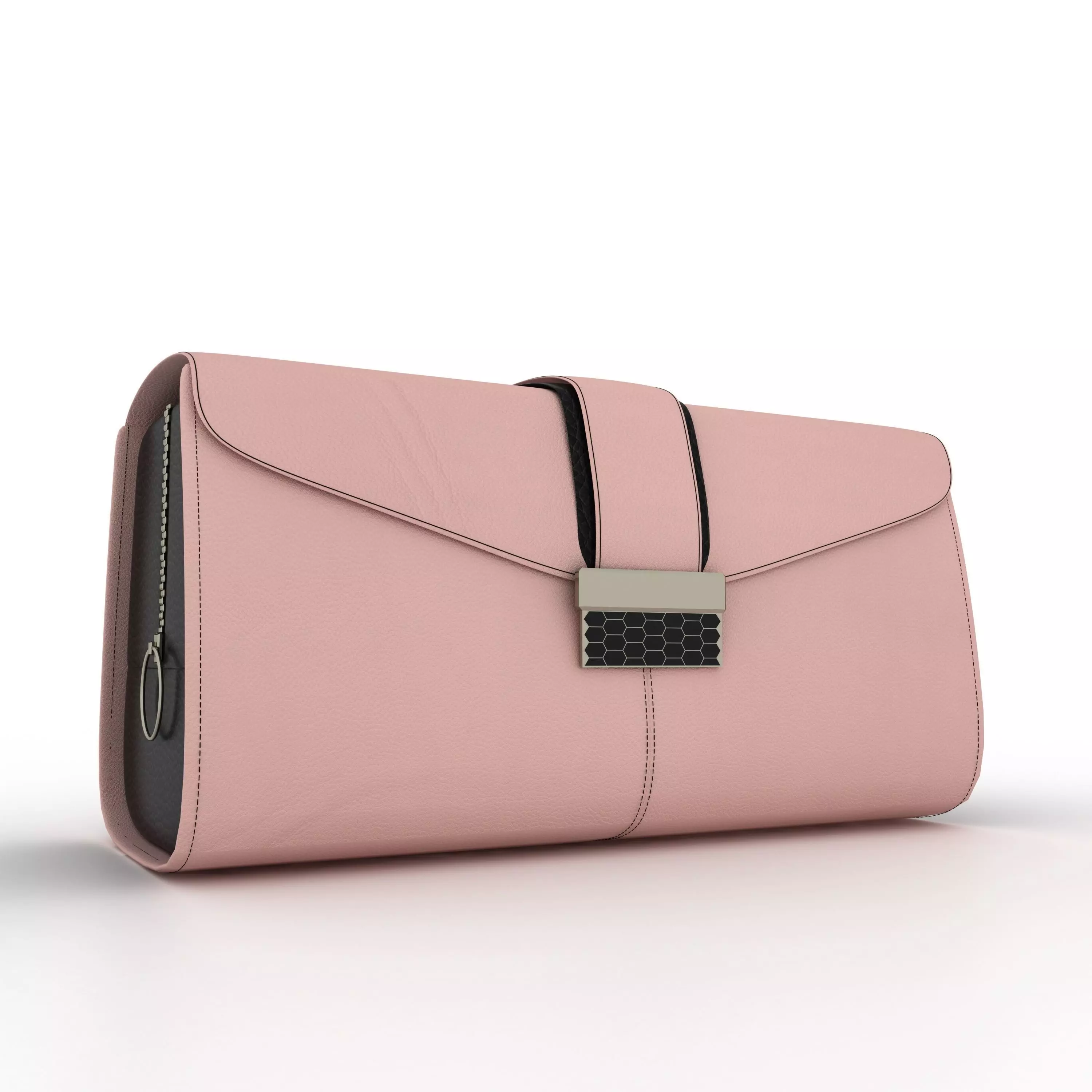 Handbag clutch bag 3D model_0