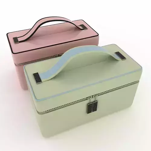 Washbag two cosmetic boxes