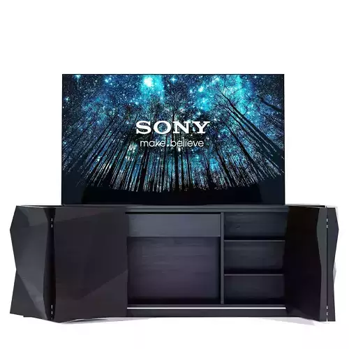   Sony BRAVIA and CRASH SIDEBOARD