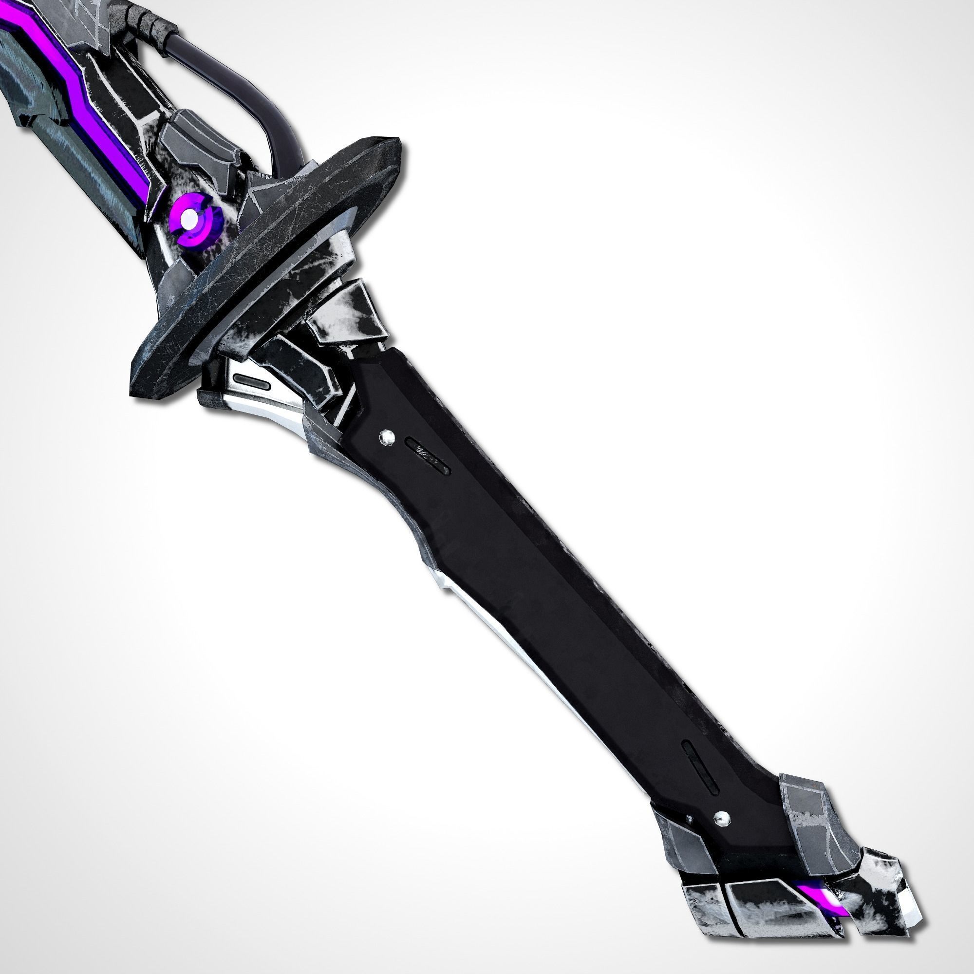 Void Sword - Remake Low-poly 3D model_7