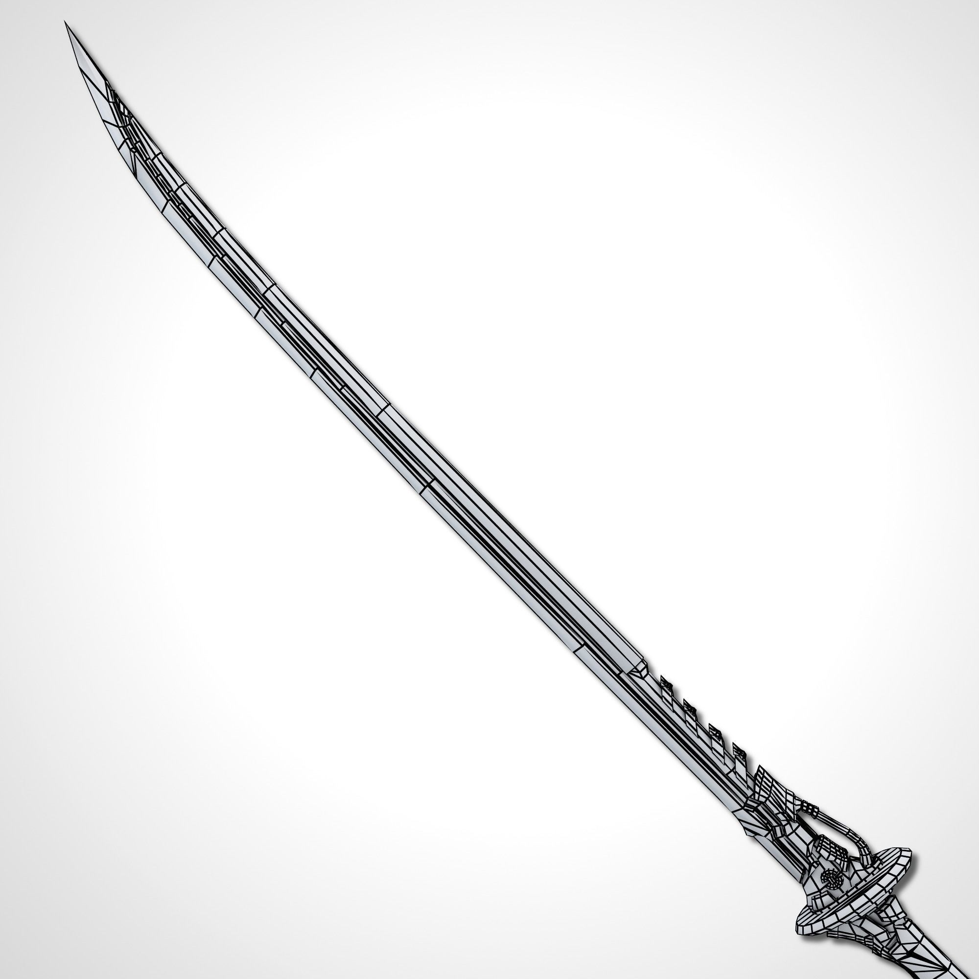 Void Sword - Remake Low-poly 3D model_19