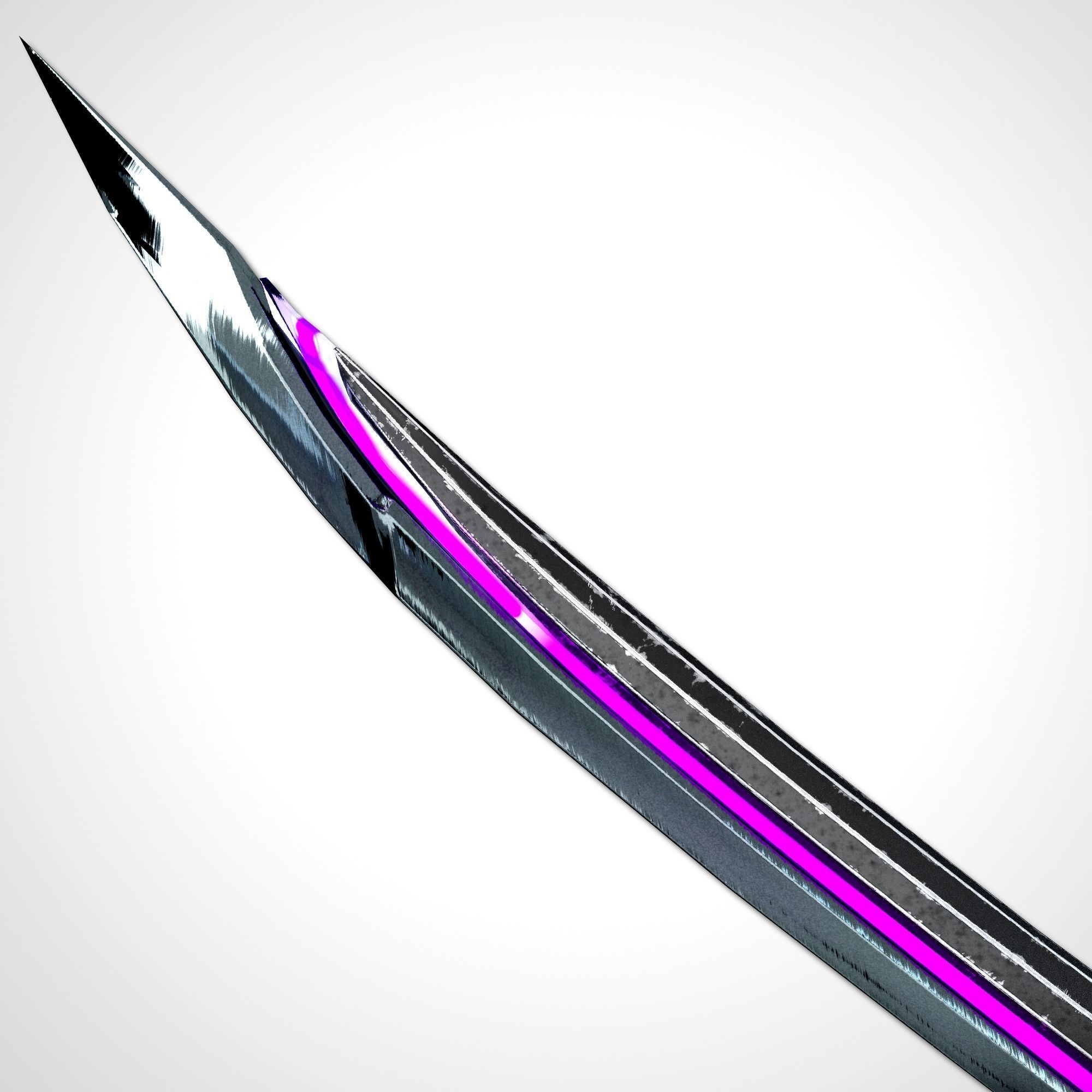 Void Sword - Remake Low-poly 3D model_10