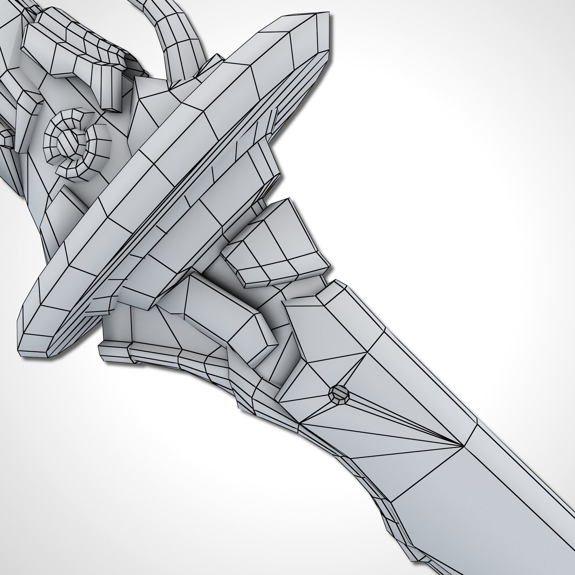 Void Sword - Remake Low-poly 3D model_23