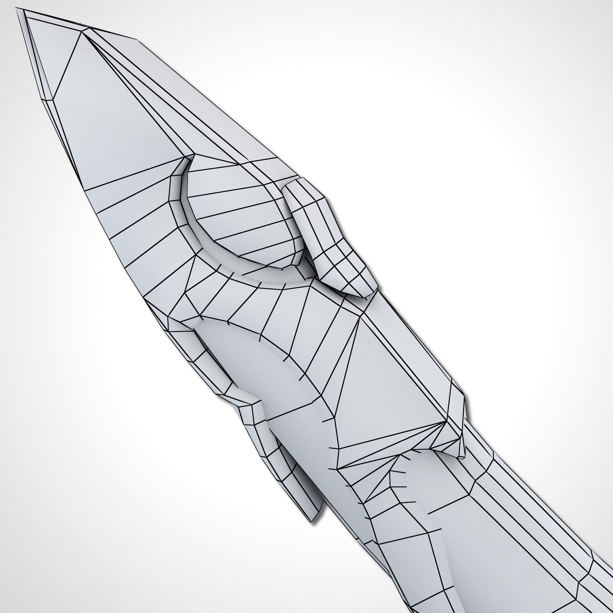 Void Sword - Remake Low-poly 3D model_26