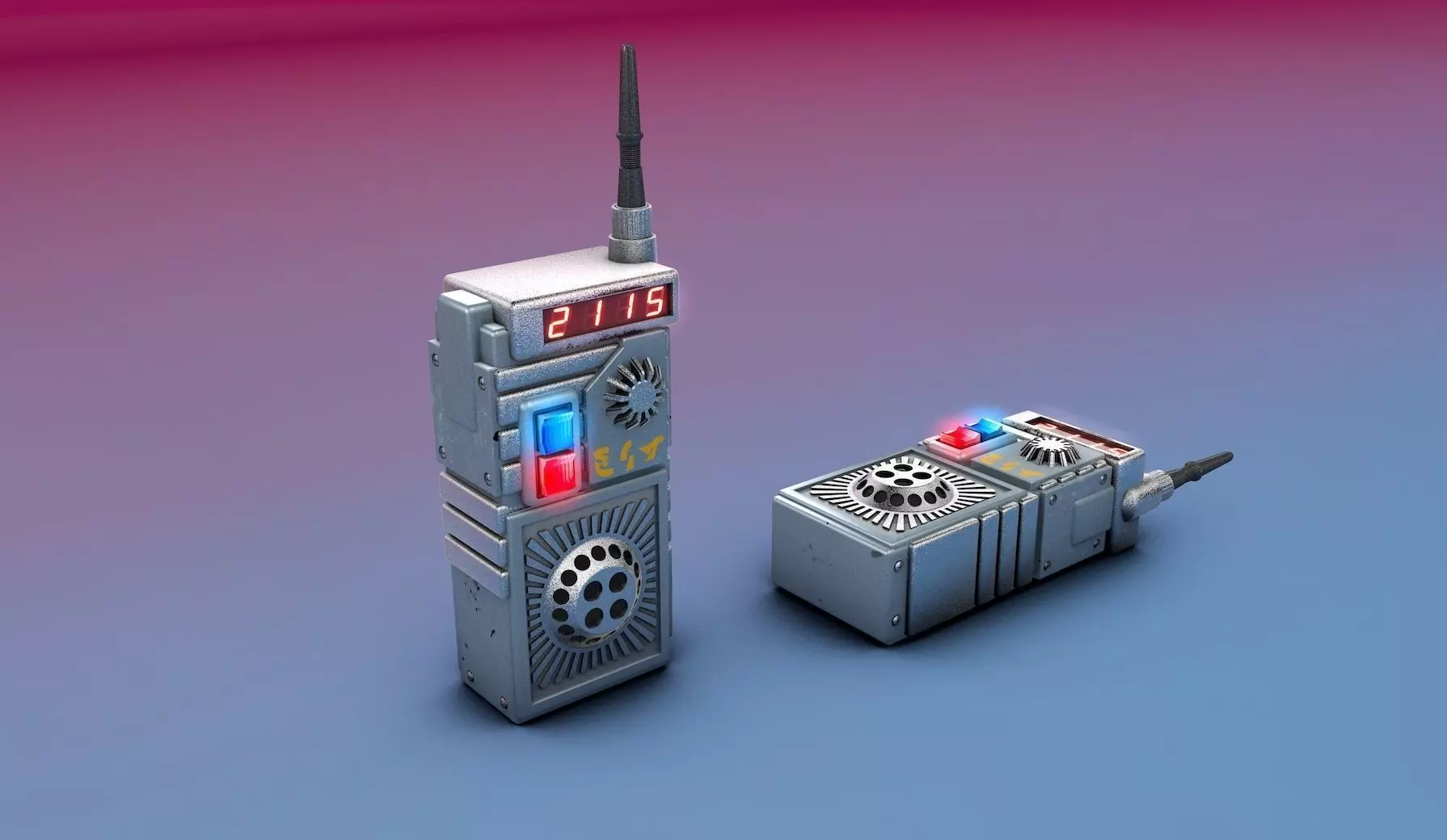 CUSTOM SPACE INTERCOM 3D model