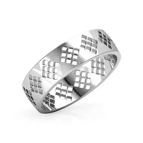 Grid Cutout Ring