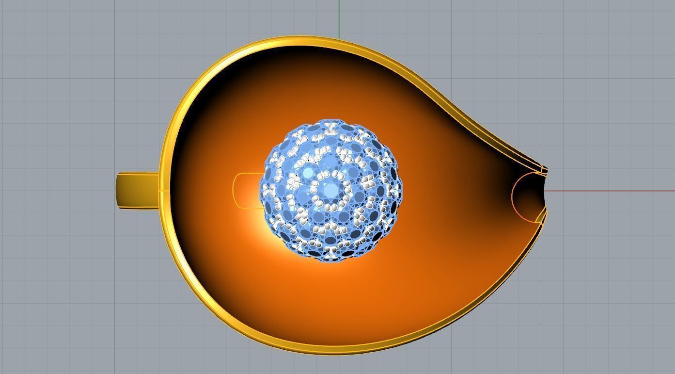 Incurvate Orb Ring 3D print model_6