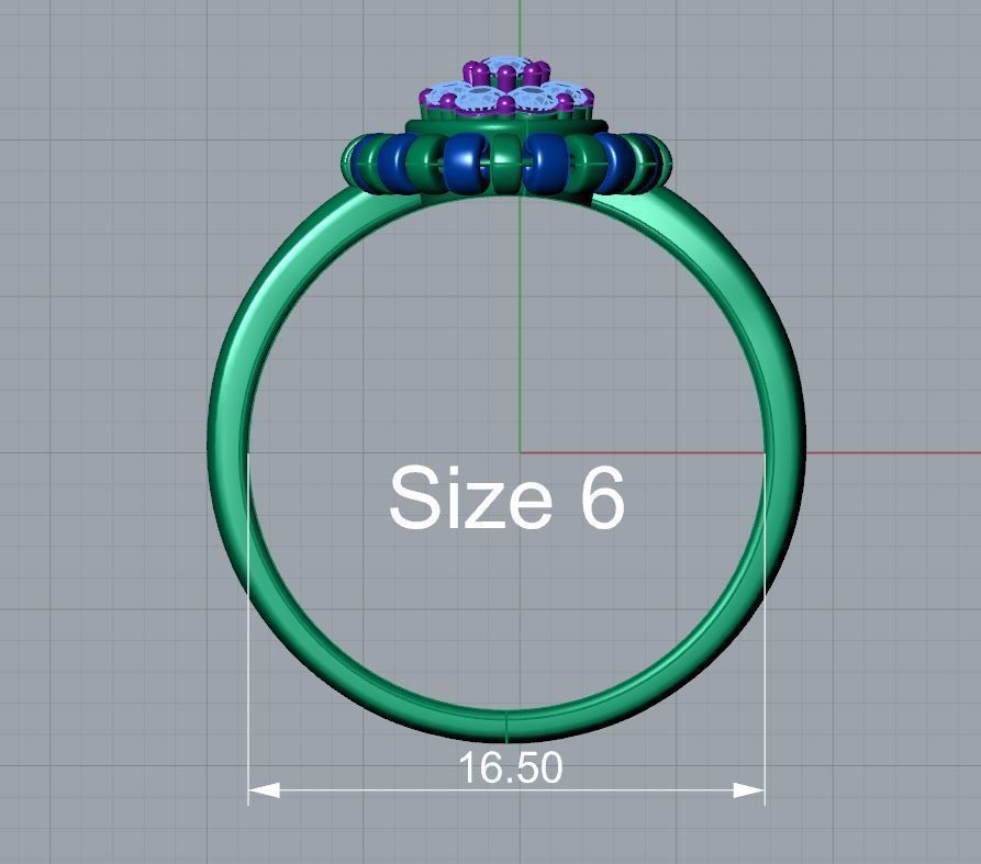 Somiya Mangalsutra Ring 3D print model_5