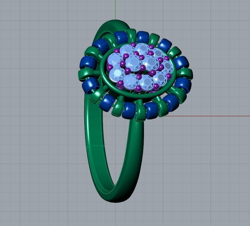 Somiya Mangalsutra Ring 3D print model_9