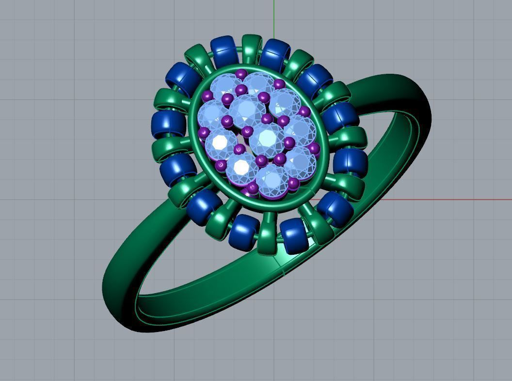 Somiya Mangalsutra Ring 3D print model_7