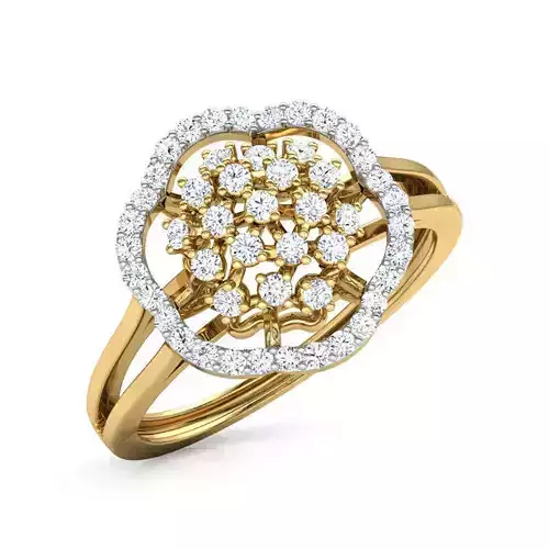 Sparkling Dome Ring