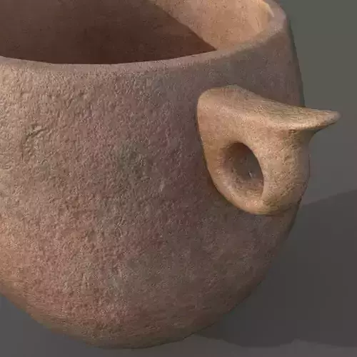 Medieval Terracotta Pot with handles