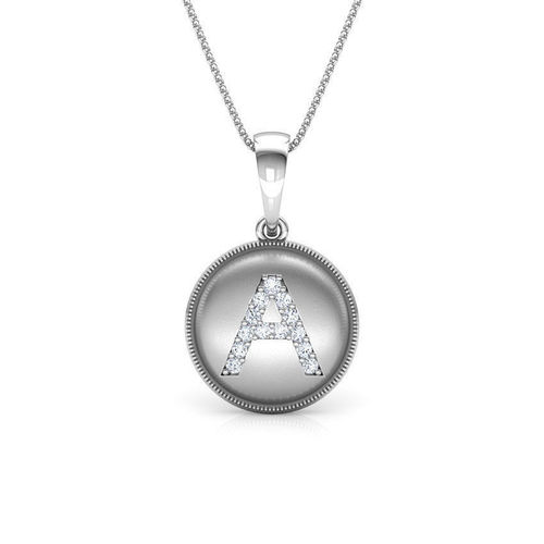 Alphabet A Pendant 3D print model