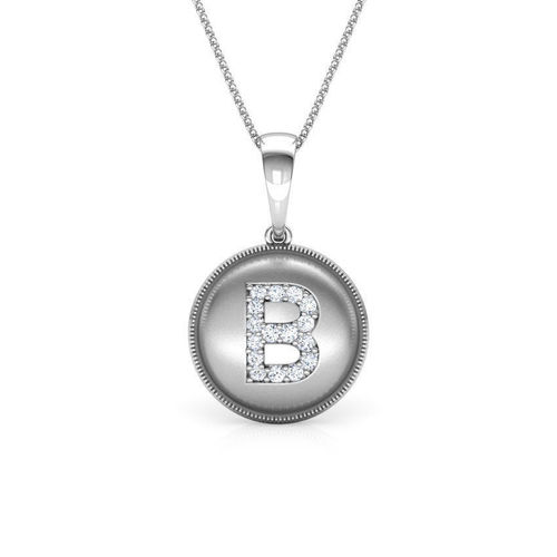 Alphabet B Pendant 3D print model