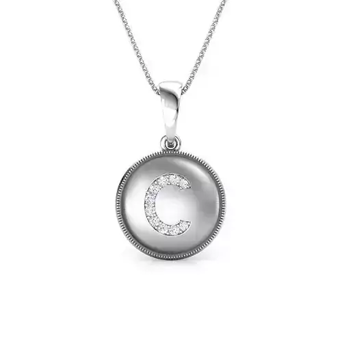 Alphabet C Pendant
