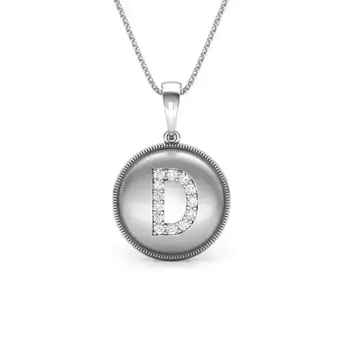 Alphabet D Pendant