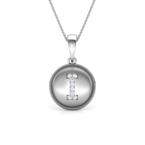 Alphabet I Pendant 3D print model
