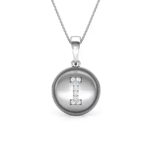Alphabet I Pendant