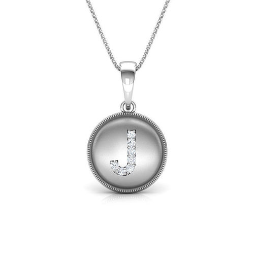 Alphabet J Pendant 3D print model
