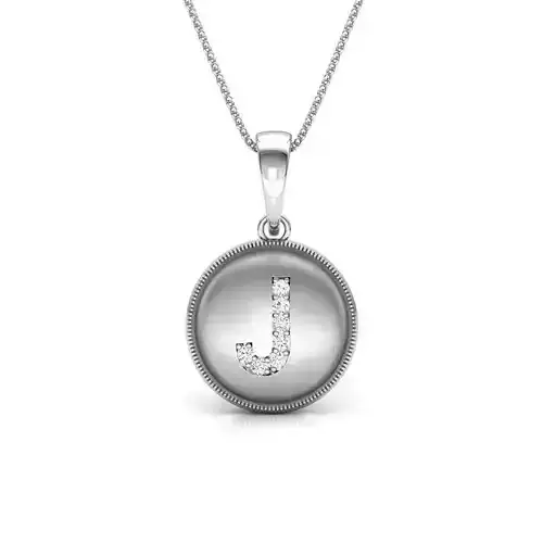 Alphabet J Pendant