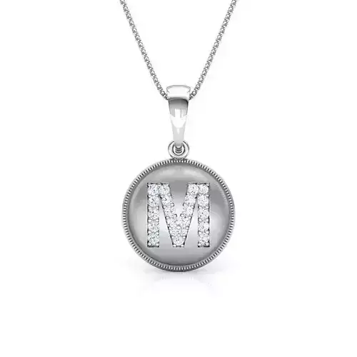 Alphabet M Pendant