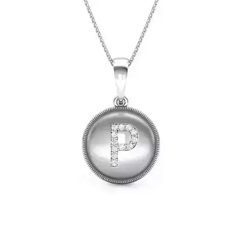 Alphabet P Pendant