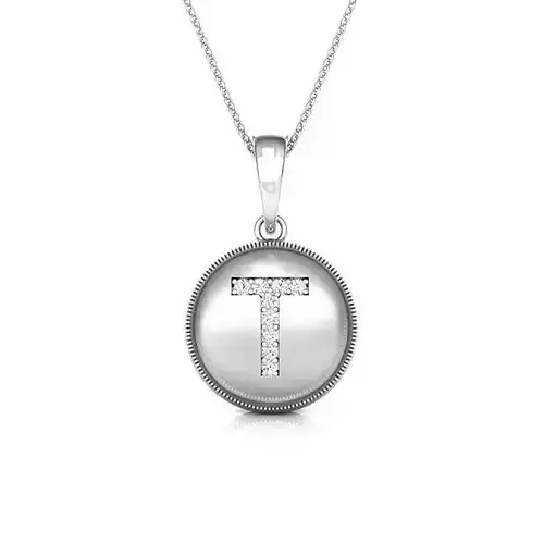Alphabet T Pendant