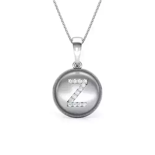 Alphabet Z Pendant