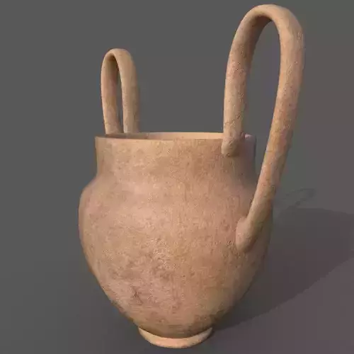 Medieval Terracotta Pot with long handles