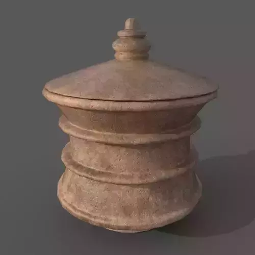 Medieval Terracotta Vase with handles