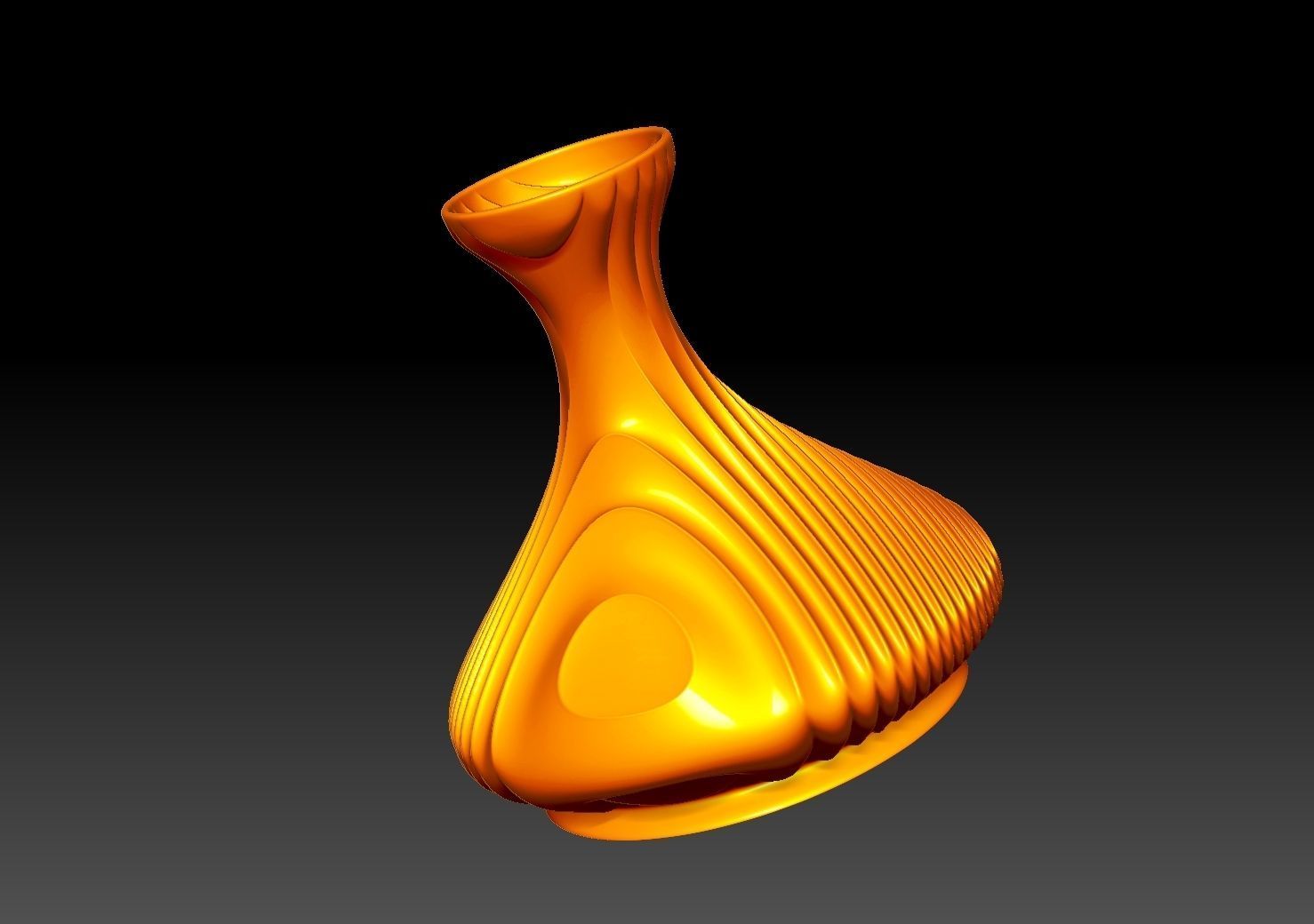 Flower vase BonitumART collection SBARTDEZ91 3D print model_3