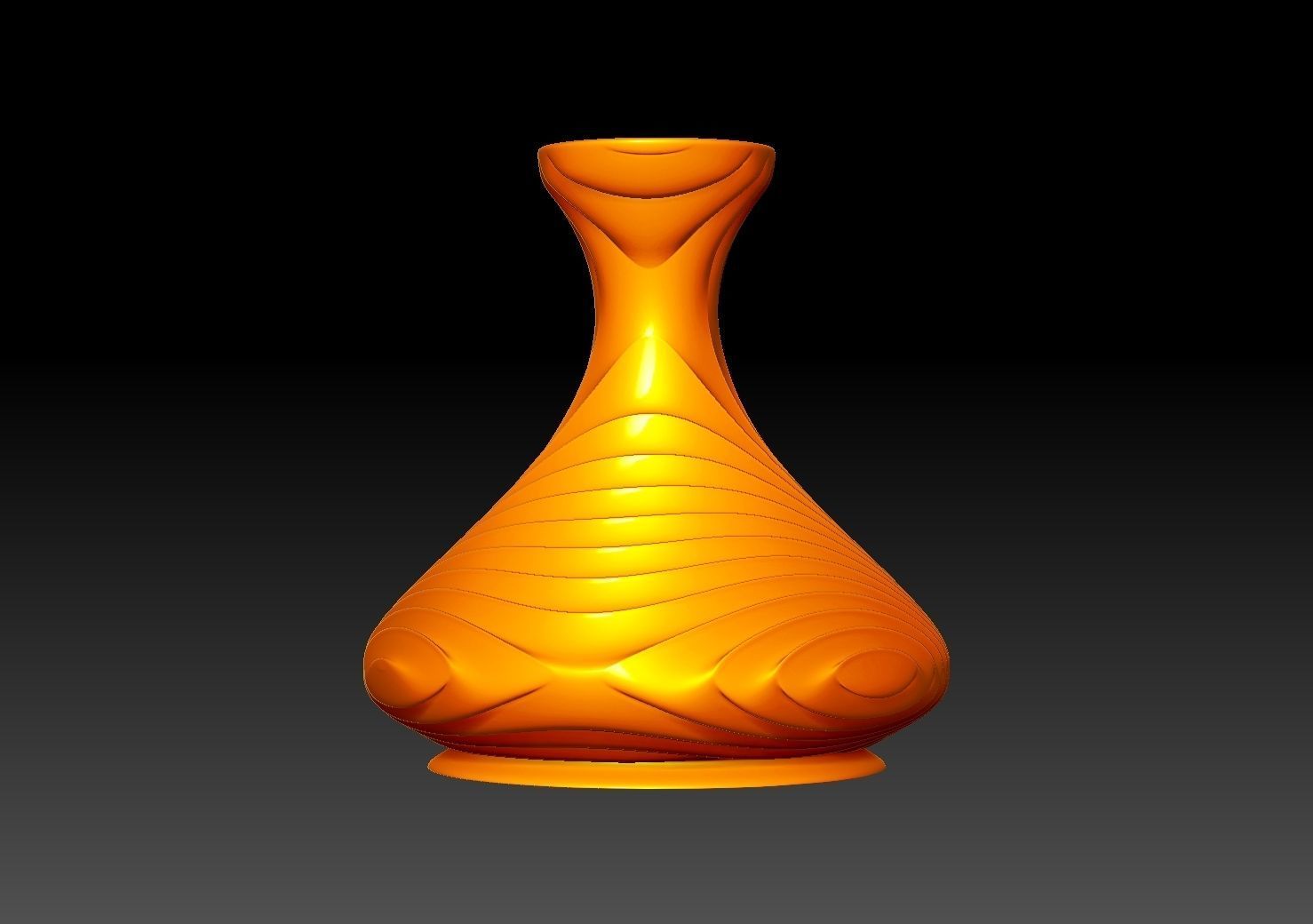 Flower vase BonitumART collection SBARTDEZ91 3D print model_2