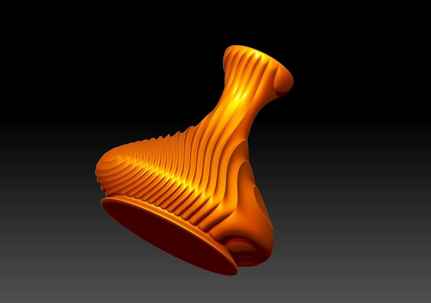 Flower vase BonitumART collection SBARTDEZ91 3D print model_6