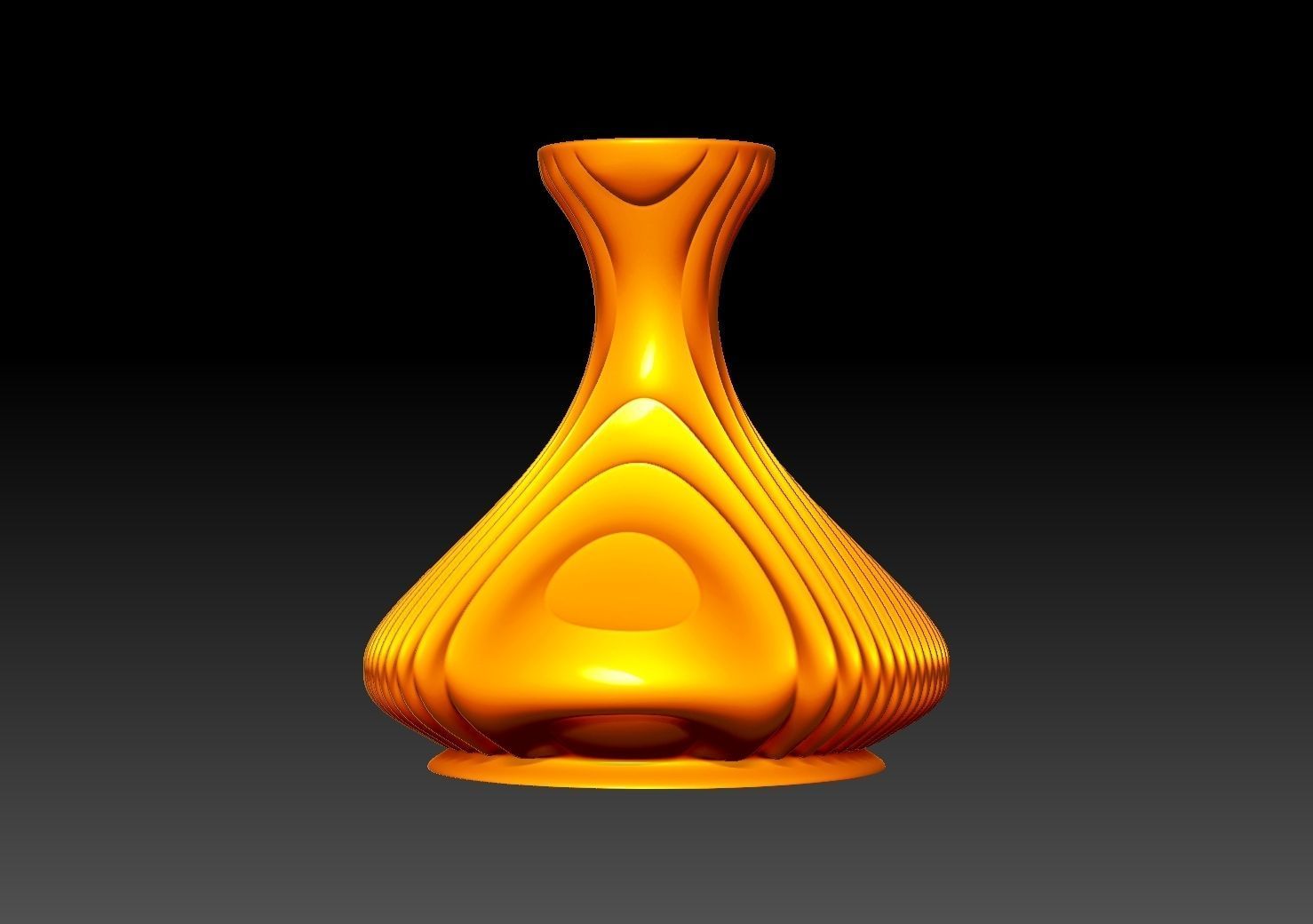 Flower vase BonitumART collection SBARTDEZ91 3D print model_4