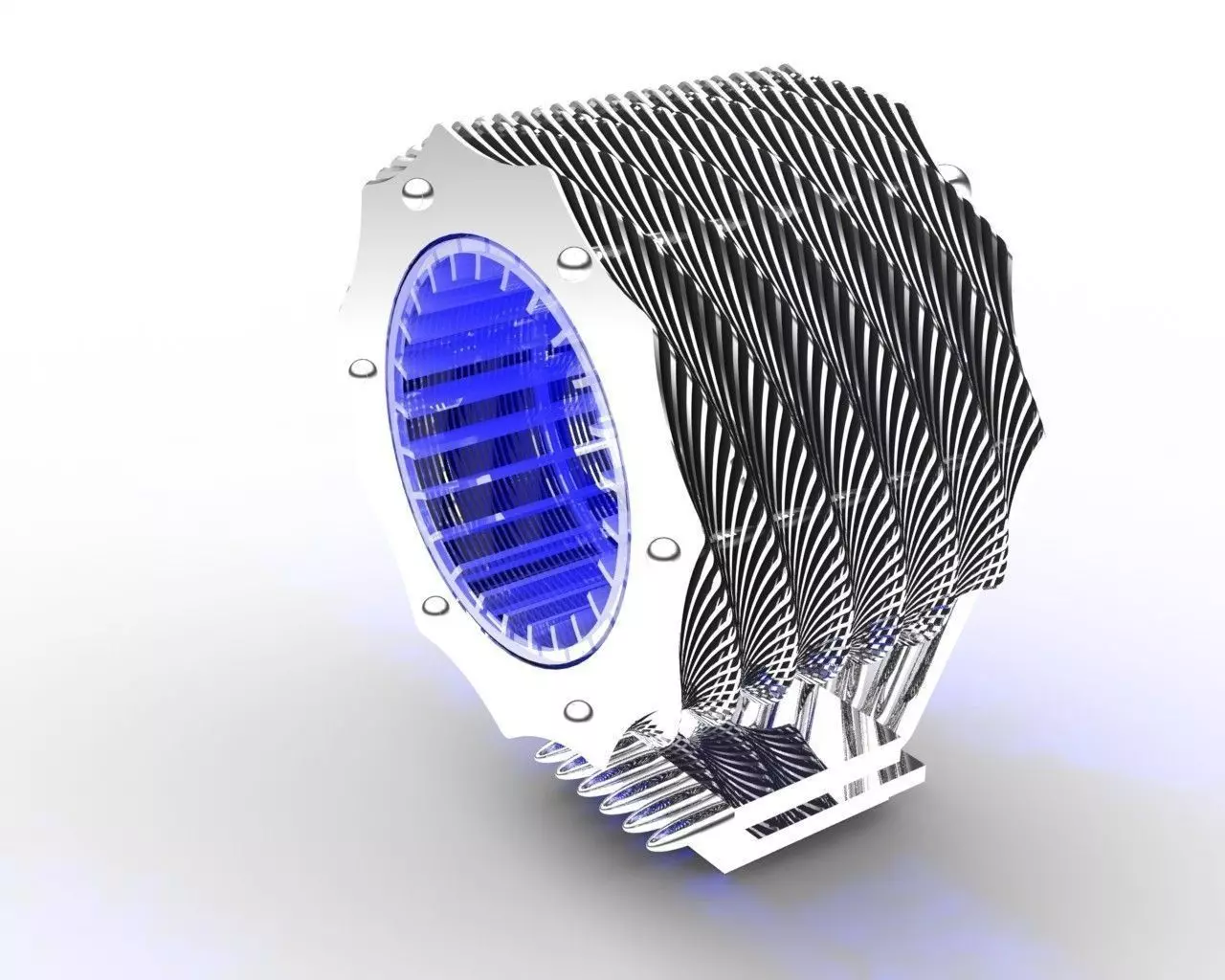 Thermaltake SpinQ CPU Cooler Free 3D model_0
