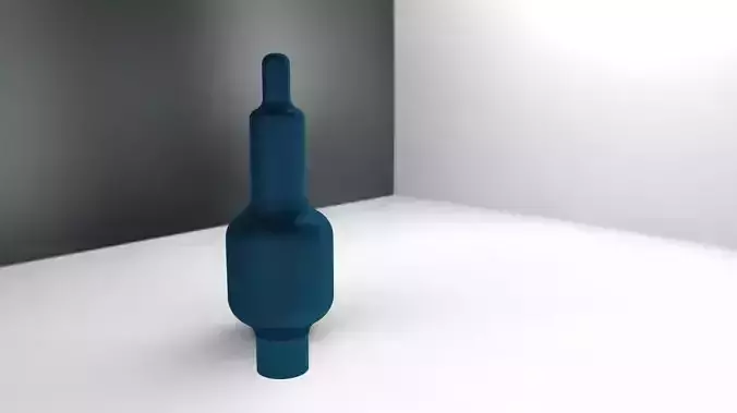plug bottle on table Free 3D model
