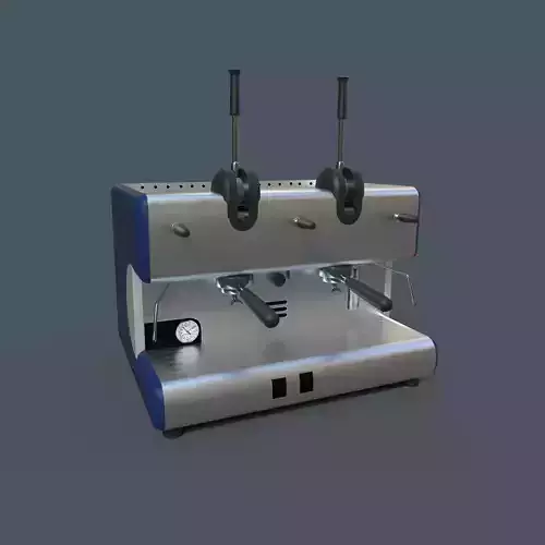 Coffee Machine Low-poly 3D model