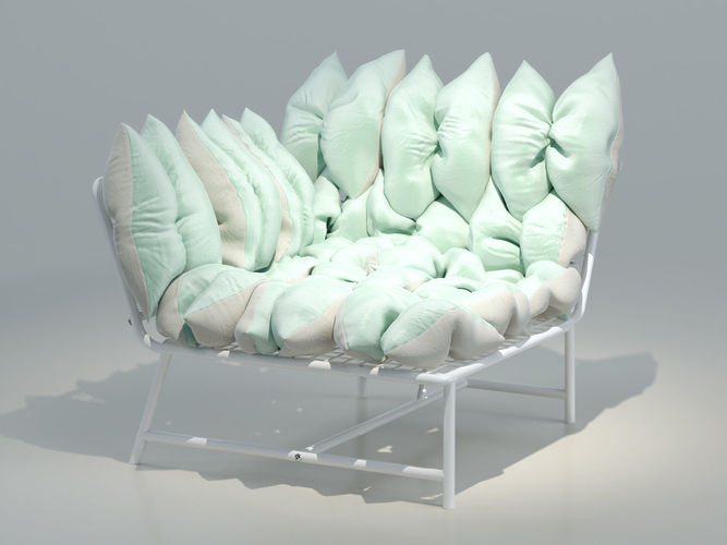 PS 2017 Corner easy chair Right 3D model
