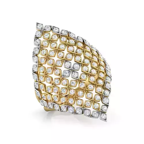 Marquise Mesh Ring