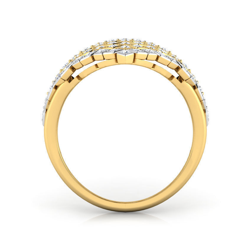 Marquise Mesh Ring 3D print model_14